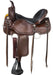 Silver Royal Durango Trail Saddle - Brown 17 in 