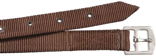 Tough1 EquiRoyal Heavy Nylon Stirrup Straps, pair - Brown  