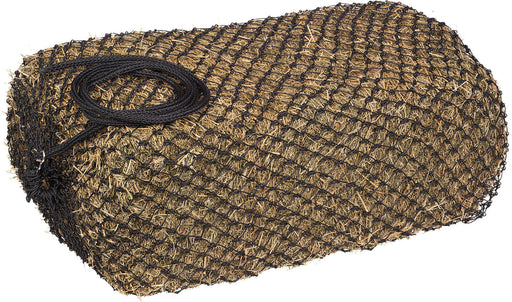 Slow Feed Square 2x2 Hay Bale Bag, Black -   