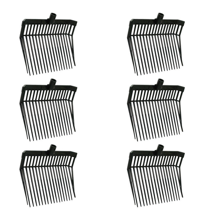 Jeffers 18 Tine Fork Replacement Head - 6 Pack  