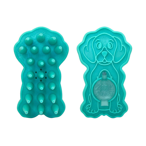 KONG ZoomGroom Bubbles Large - Teal LG 