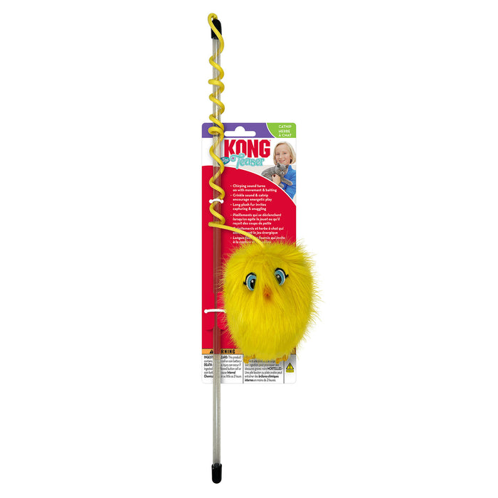 KONG Teaser Chirps Chicken - Yellow 25" 