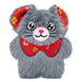 Holiday Cat Snuzzles Mouse Grey Color Grey