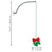 Holiday Connects™ Window Mistletoe Color Red Green