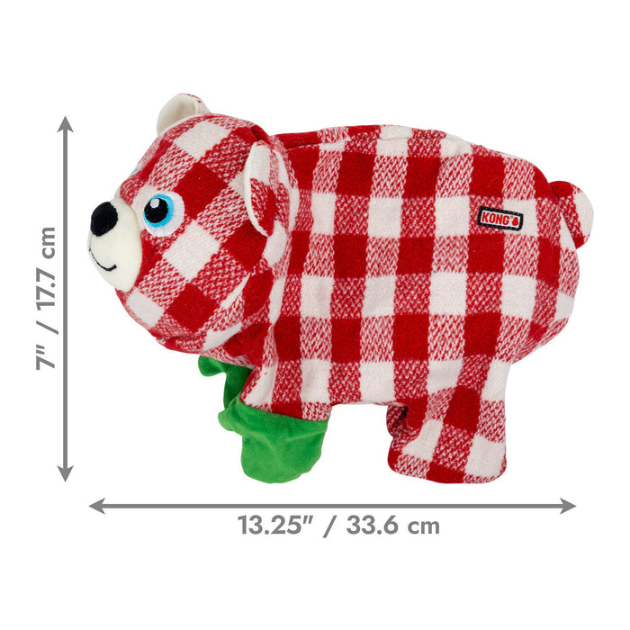Holiday Low Stuff Flanimalz Bear Lg/XL Color Red