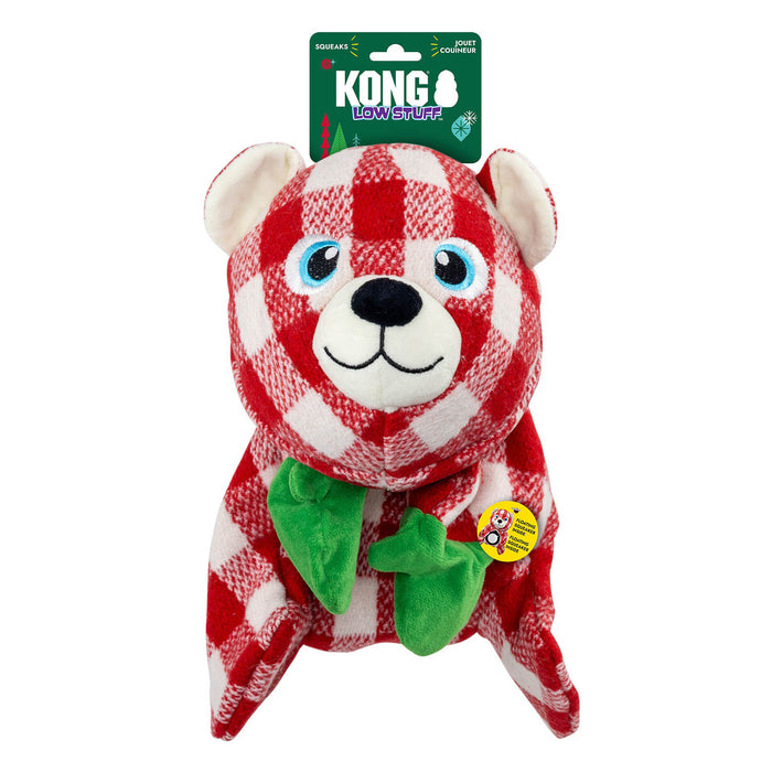 Holiday Low Stuff Flanimalz Bear Lg/XL Color Red