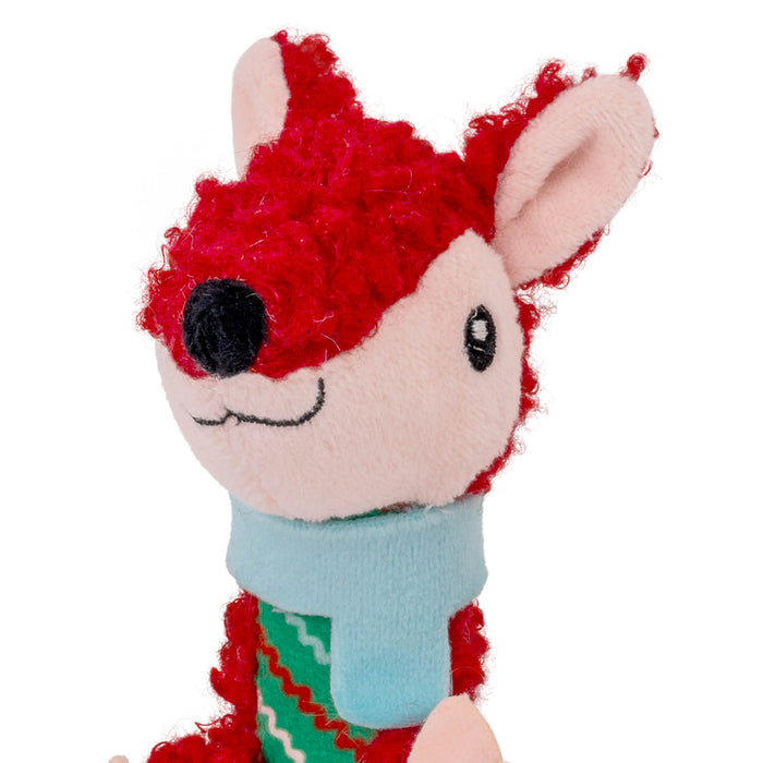 Holiday Cat Luvs Fox Red Color Red