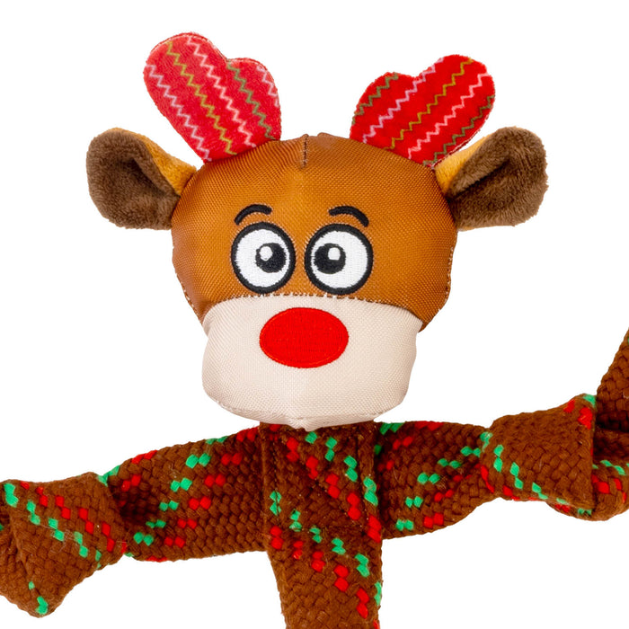 Holiday Scrubz Reindeer Lg Color Brown