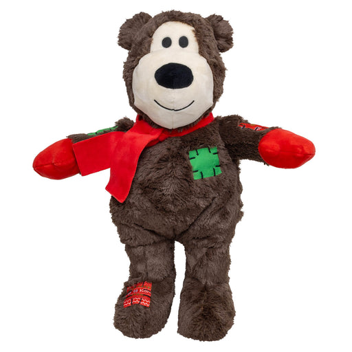 Holiday Wild Knots Jumbo Bear Dk Brown XL Color Dk Brown
