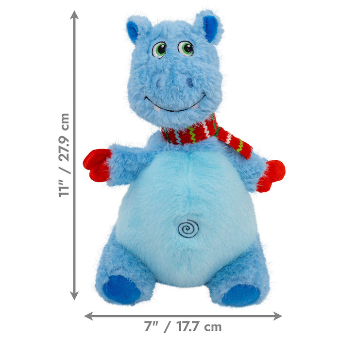 Holiday Knots Belly Hippo Blue Md/Lg Color Blue