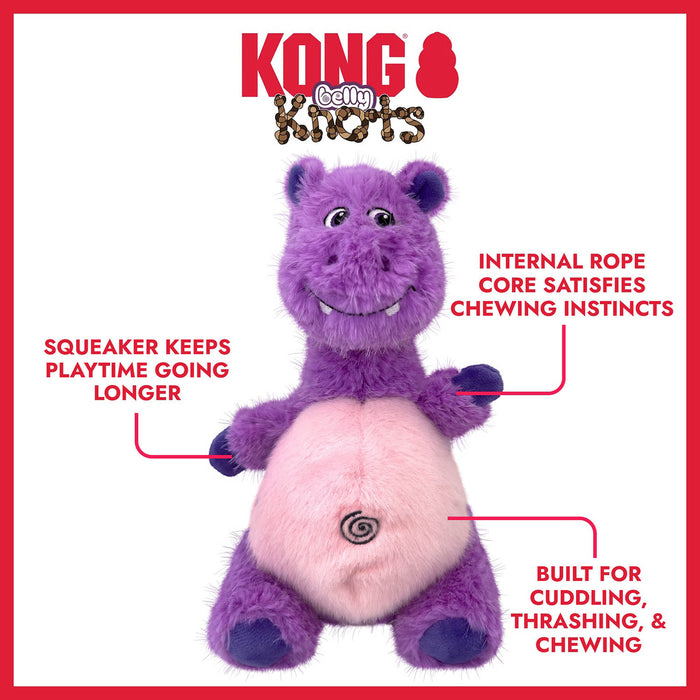 Holiday Knots Belly Hippo Blue Md/Lg Color Blue