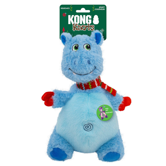 Holiday Knots Belly Hippo Blue Md/Lg Color Blue