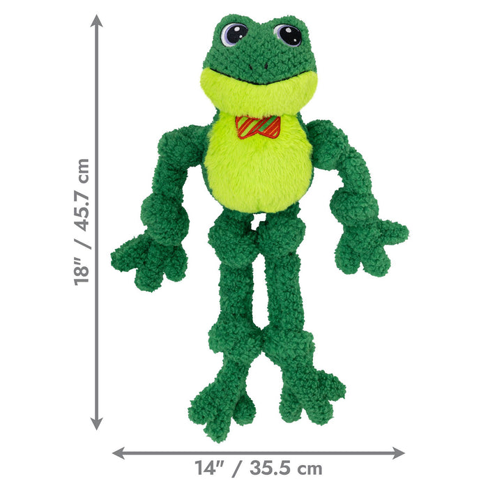 Holiday Knots Bow Tie Frog Lg/XL Color Green