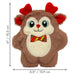 Holiday Snuzzles Bow Tie Reindeer Sm Color Brown