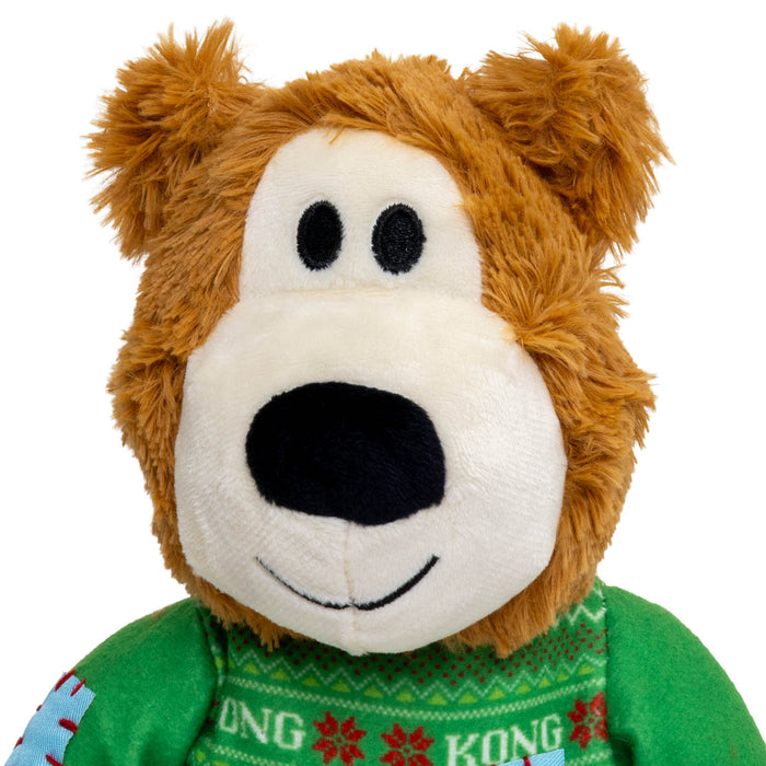 Holiday Wild Knots Sweater Bear Green Color Green