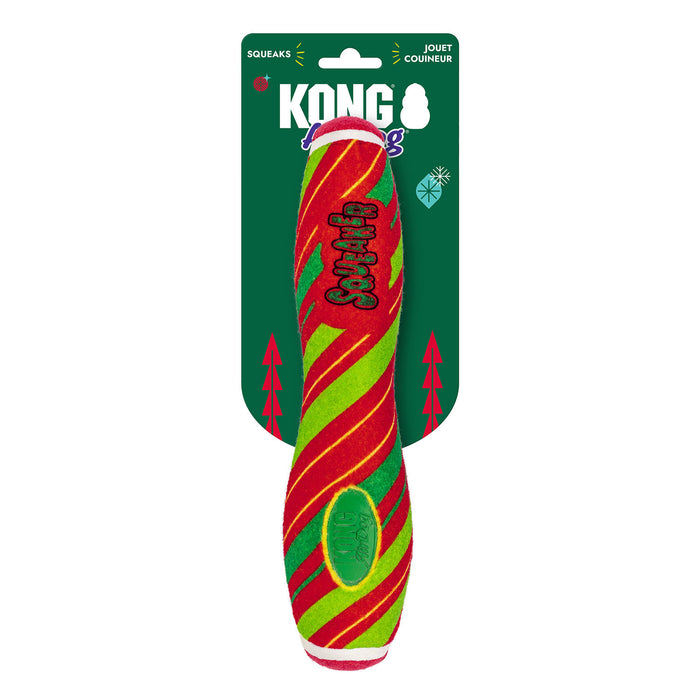 Holiday AirDog® Squeaker Stick Stripe Lg Color Red Green