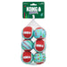 Holiday SqueakAir® Tennis Balls 6-pk Md Color Assorted
