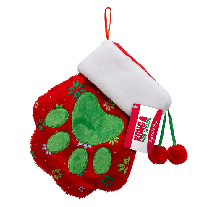 Holiday Stocking Paw Red Lg Color Red