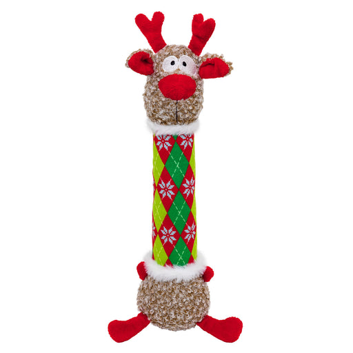 Holiday Shakers™ Luvs Argyle Reindeer Md Color Red