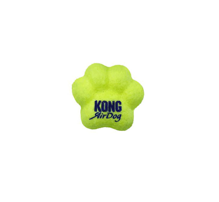 KONG AirDog Squeaker Paw - Small AirDog Squeaker Paw, Yellow/Pur  