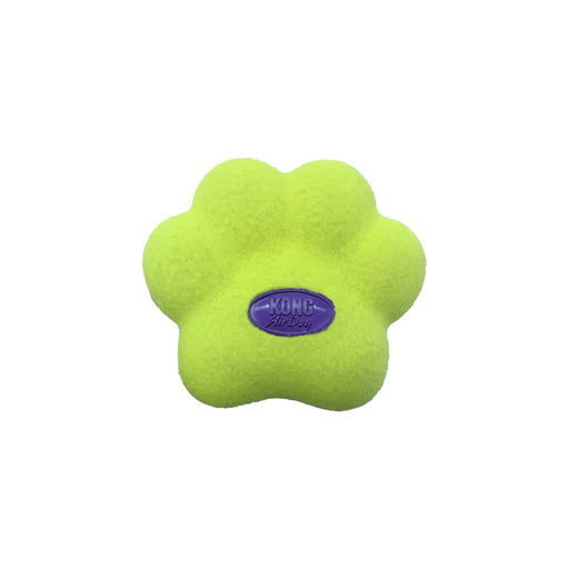 KONG AirDog Squeaker Paw - Large AirDog Squeaker Paw, Yellow/Pur  