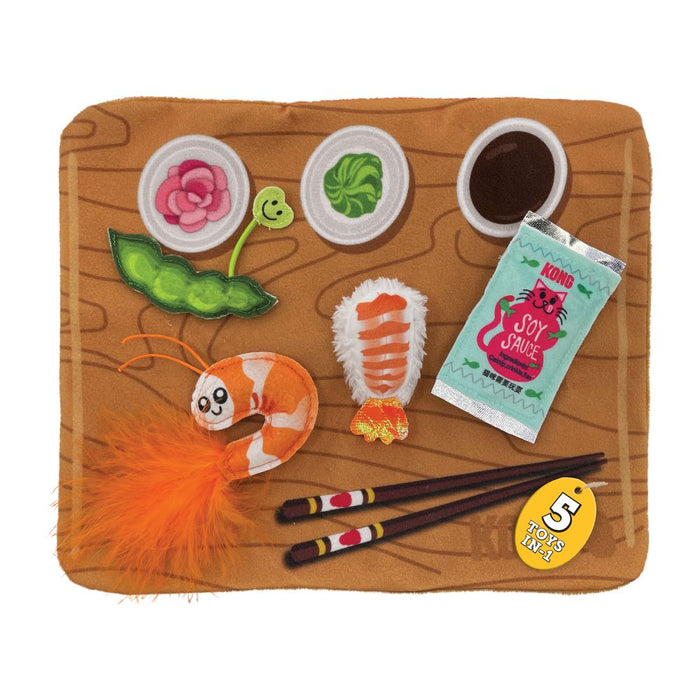 KONG Pull-A-Partz Sushi -   