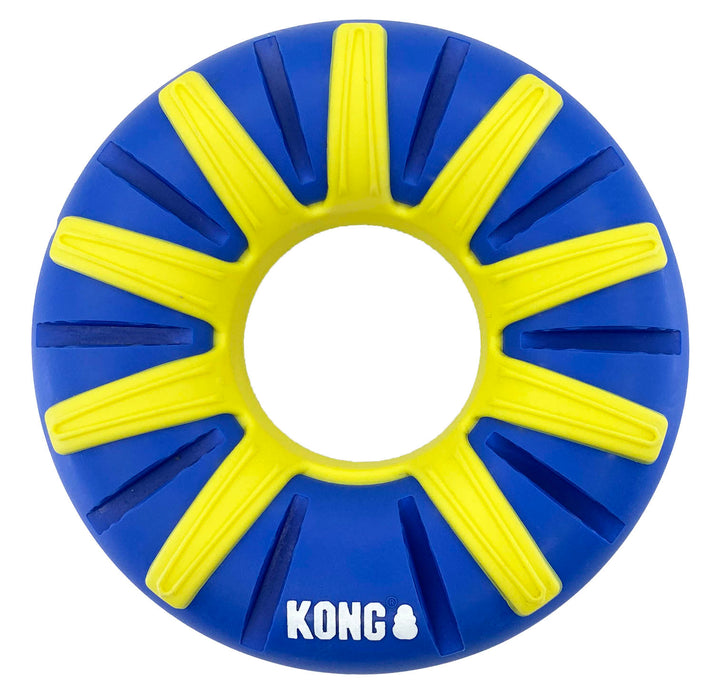 KONG Goodiez Ring, Blue/Yellow, Med -   