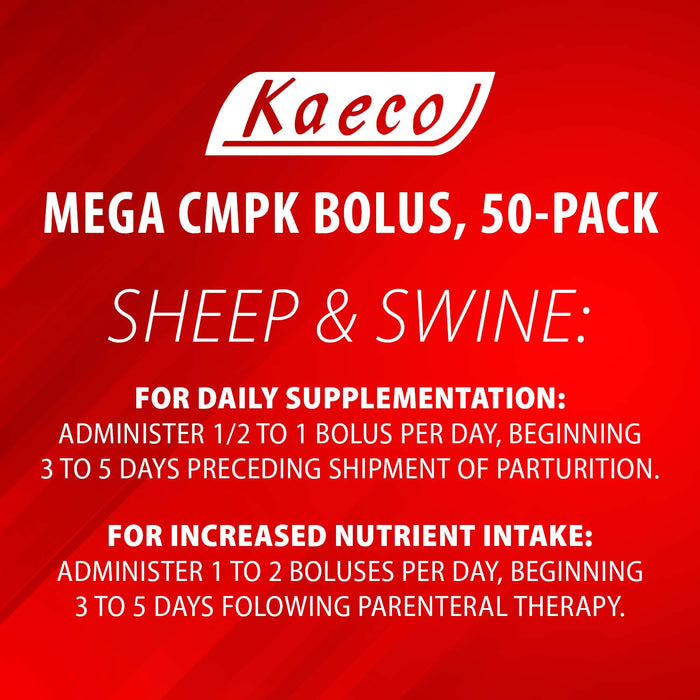 Mega CMPK Bolus, 50 ct