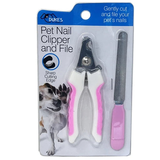 Nail Clipper and File Set, Assorted Colors - Medium Medium 