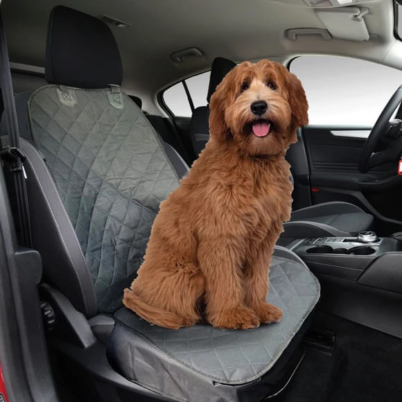 Water Resistant Adjustable Front Seat Protective Pet Cover -   