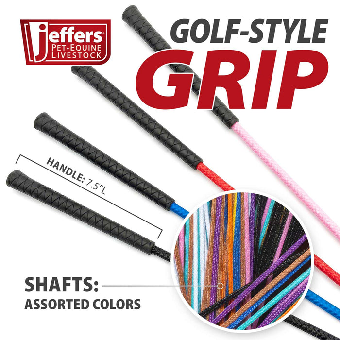 Jeffers Sorting Flag Cattle Sorting Flag Whip / Stick, 60"L - KMF1 - Assorted Shaft with Red Flag - 60"L Stick with 12" x 13" Flag - 1 - 5