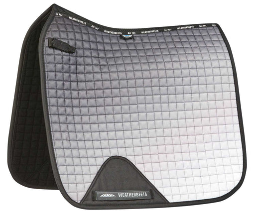 WeatherBeeta Prime Ombre Dressage Saddle Pad - Gray  