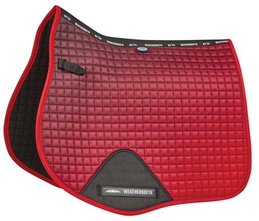 WeatherBeeta Prime Ombre All Purpose Saddle Pad - Red  