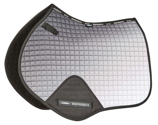 WeatherBeeta Prime Ombre Jump Shaped Saddle Pad - Gray  