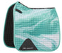 WeatherBeeta Prime Marble Dressage Saddle Pad - Turquoise Swirl  