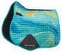 WeatherBeeta Prime Marble All Purpose Saddle Pad - Blue/Gold Swirl  