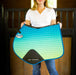 WeatherBeeta Prime Ombre Jump Shaped Saddle Pad - Oceans Reef  