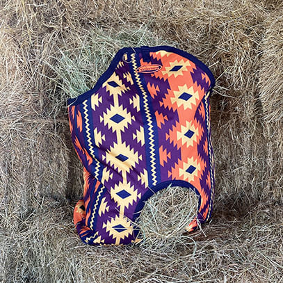 WeatherBeeta 1200 Denier Hay Bag for Horses - Plum Navajo  