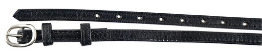 Weatherbeeta Kincade Leather Spur Straps w/ Keepers, Adults, pair - Black Adults 