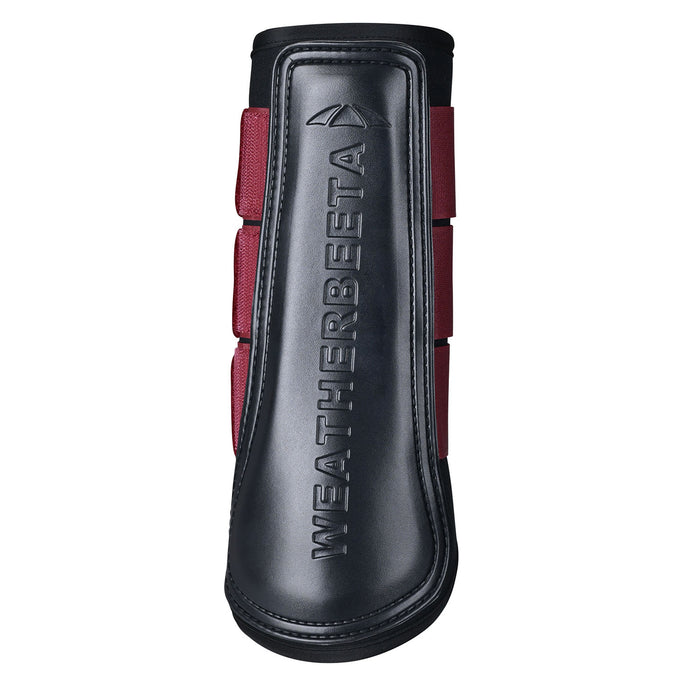 WeatherBeeta Tough-Tec Prime Brushing Boots Color BLACK/BURGUNDY