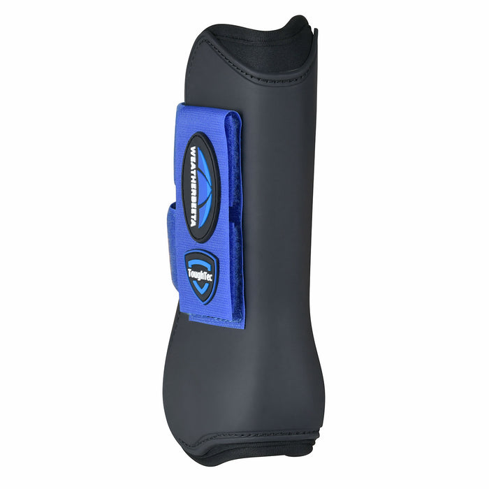 WeatherBeeta Toiugh-Tec Prime Open Front Boots Color BLACK/COBALT