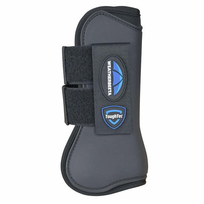 WeatherBeeta Toiugh-Tec Prime Open Front Boots Color BLACK/BLACK