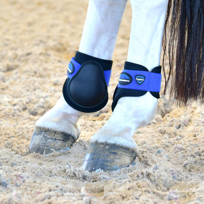 WeatherBeeta Tough-Tec Prime Fetlock Boots Color BLACK/COBALT