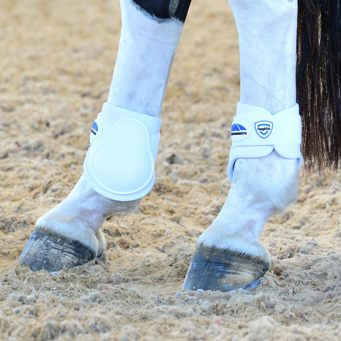 WeatherBeeta Tough-Tec Prime Fetlock Boots Color WHITE/WHITE