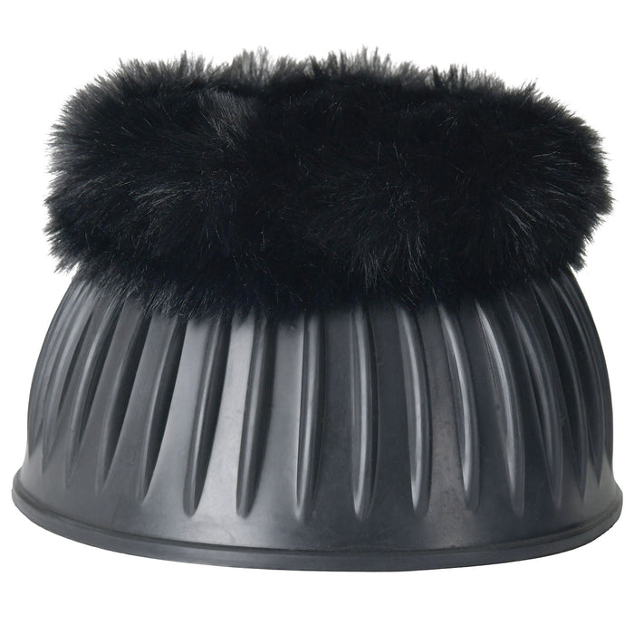 WeatherBeeta Tough-Tec Prime Fleece Trim Rubber Bell Boots Color BLACK/FOREST GREEN