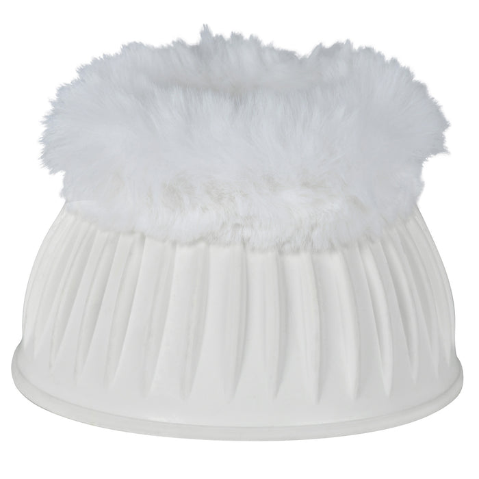 WeatherBeeta Tough-Tec Prime Fleece Trim Rubber Bell Boots Color WHITE/WHITE