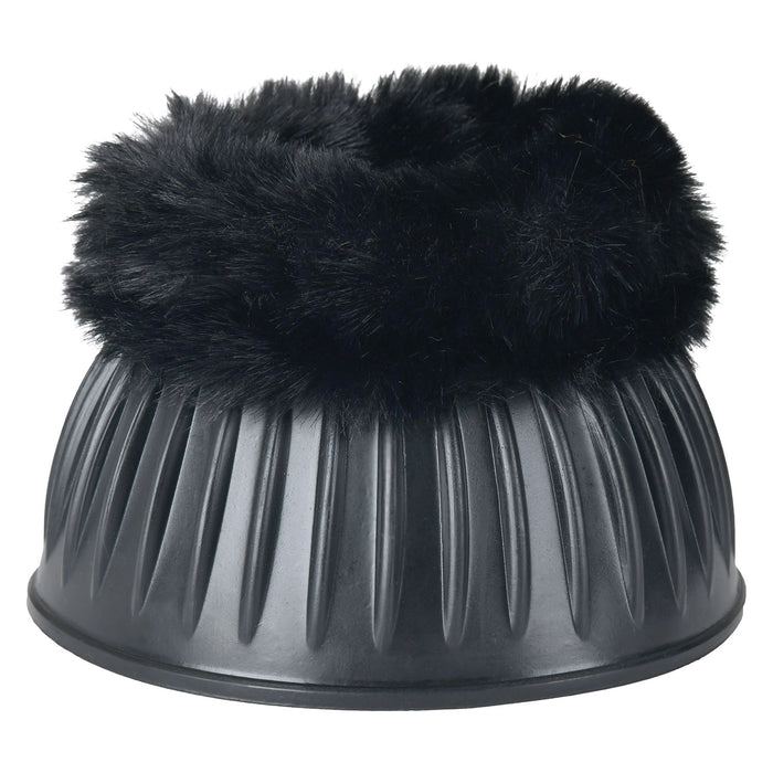 WeatherBeeta Tough-Tec Prime Fleece Trim Rubber Bell Boots Color BLACK/GREY