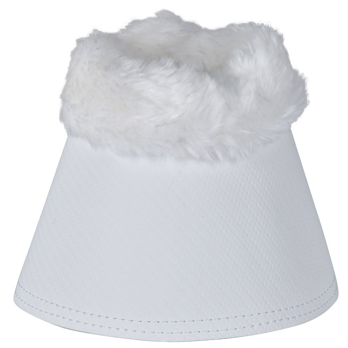 WeatherBeeta Tough-Tec Fleece Trim Bell Boots Color WHITE