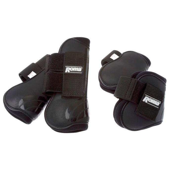 Roma Competitor Series 4-Pack Boots Color BLACK