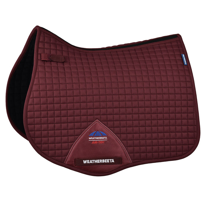 WeatherBeeta Prime Air-Tec All Purpose Saddle Pad Color BURGUNDY